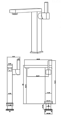 B-6104 Faucet Diagram